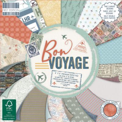 First Edition Bon Voyage Designpapier - Paper Pad